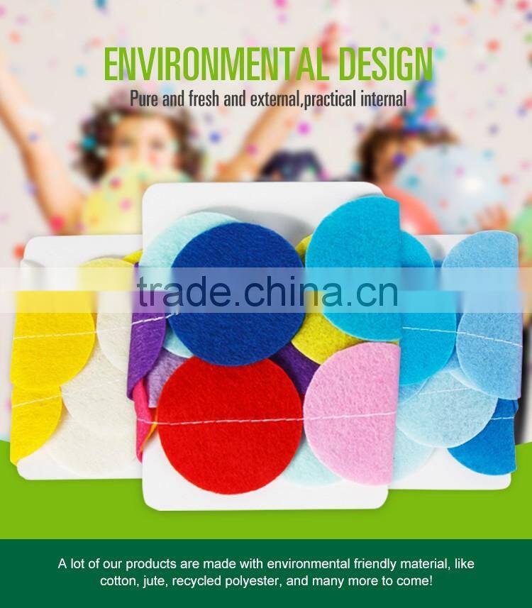 Wholesale multi-color polyester wedding confetti for wedding decorations