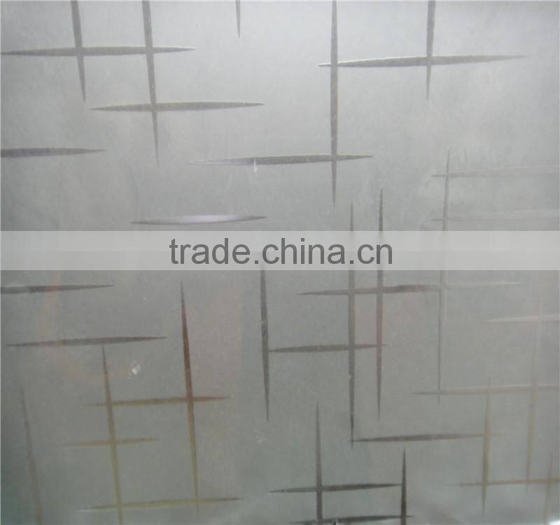 4mm 5mm 6mm frosted acid etched tempered glass