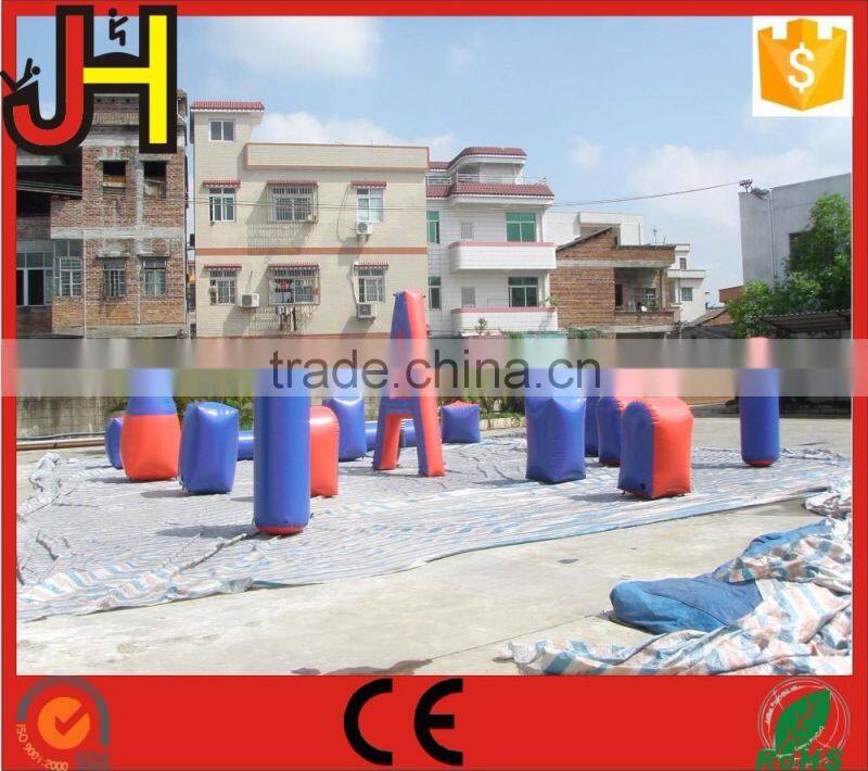 China Sport Inflatable Speedball Bunkers with UL Pump