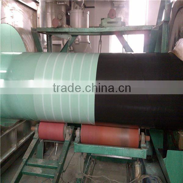 3PE spiral welded Steel Pipe anti-corrosion external coating