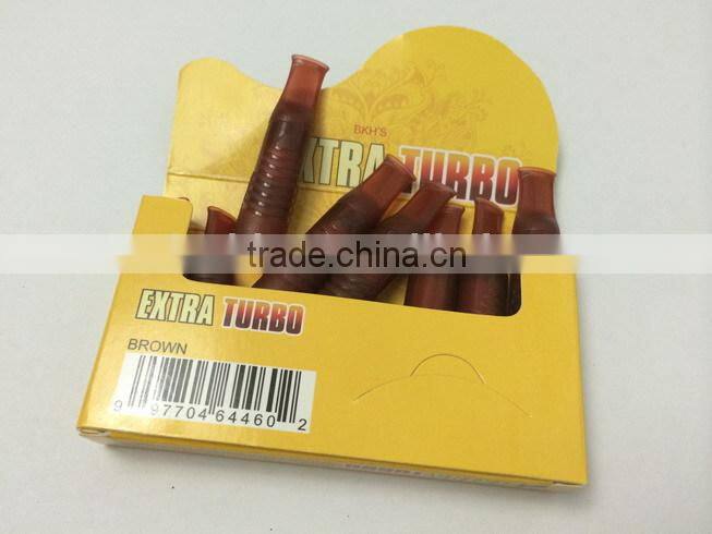 cigarette filter extra turbo 3 in 1 cigarette holder plastic brown new style 8piece