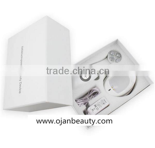 hand-held face and body care machine ultrasonic infrared ems slimming