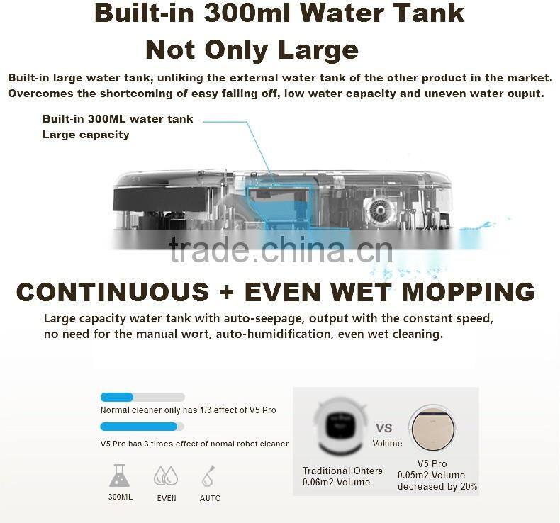 Intelligent Robotic Vacuum Cleaner Robotic margic Floor washing Cleaner mop cleaner