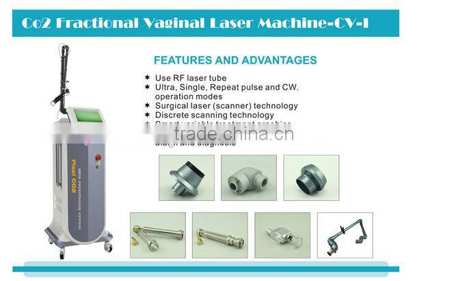 New Year promotion CO2 fractional laser vaginal tightening scar removal machine with CE--CV-II