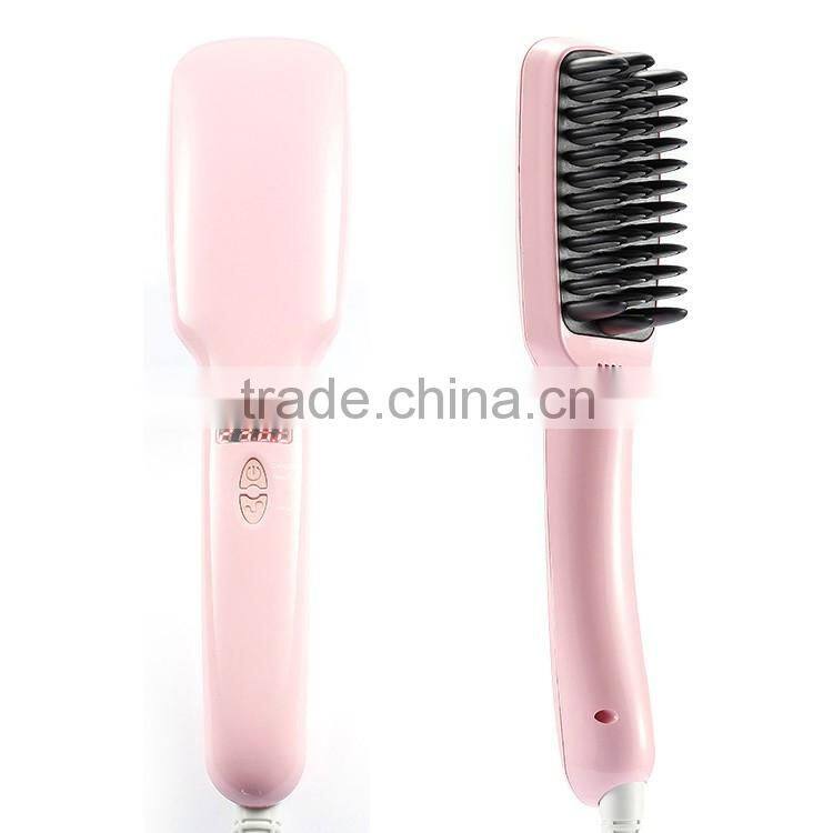Black anion cheap hair curling brush