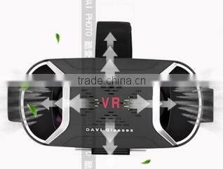 360 degree immersive 3D VR glasses for 4"-6" smartphones vr box 3d video glasses