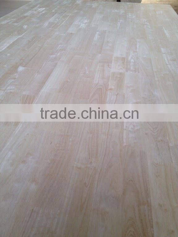 Rubber wood finger joint board/Rubber glued laminated timber