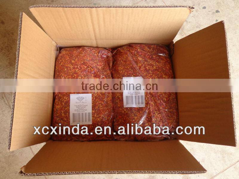 export red crushed chilli ,dried crushed chilli,hot crushed chilli,crushed chilli with seeds 005
