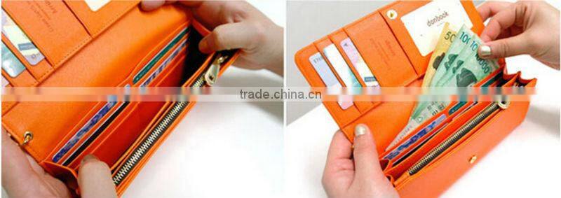 Fashion Women Wallets Day Clutch Ladies PU Leather Wallet Purse Long Hand bag Zipper Clutch Card Wallet