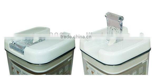 plastic airtight storage jar