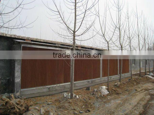 evaporative cooling pad for water cooler fan