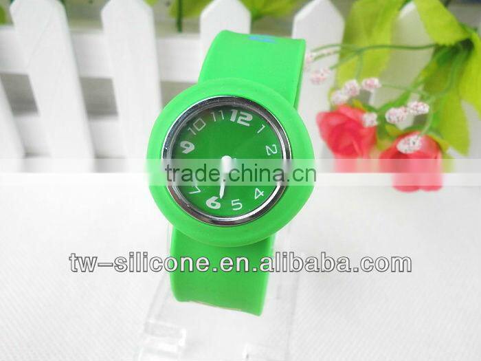 cheap silicon rubber colorful watch