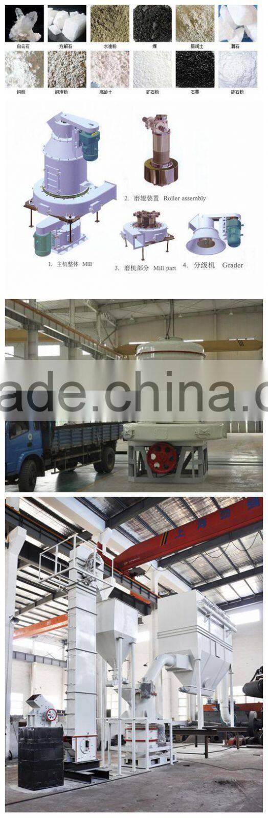 Mineral Raymond Mill Manufacturer Henan Yuhong Hot Sale Raymond Roller Mill for Limestone Calcite Barite Dolomite