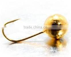 Electroplating tungsten ice fishing jigs