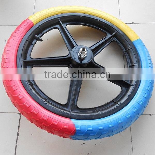 16 inch plastic wheel 5 spoke bicycle wheel
