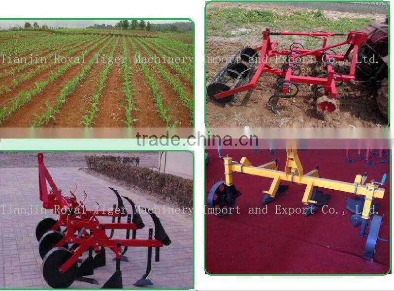 Deep loosening cultivator mounted onto tractors