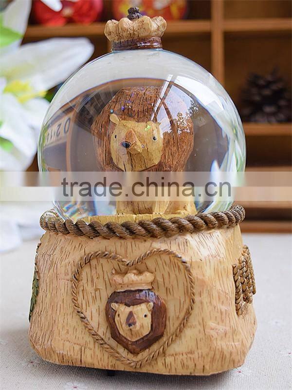 The Chronicles of Narnia Resin Musical Snow Globe