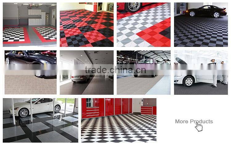UV stabilized PP garage floor tiles