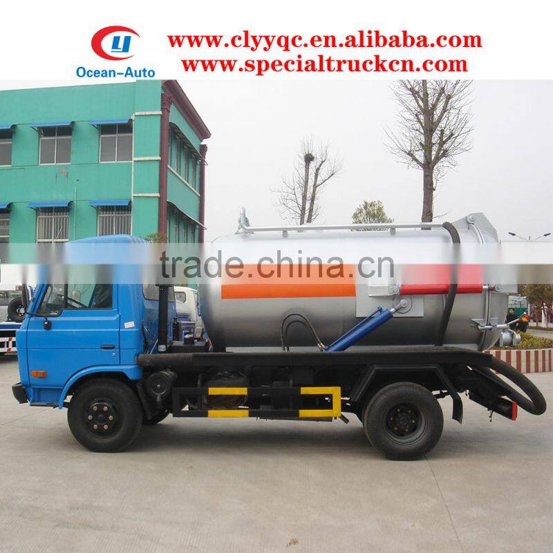 6000L DFAC 4x2 waster water suction truck golden supplier in China