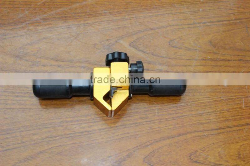 High strength aluminum alloy adjustable insulation cable layer stripper