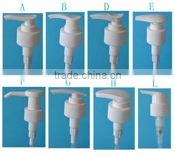 aluminium closure screw lotion pump