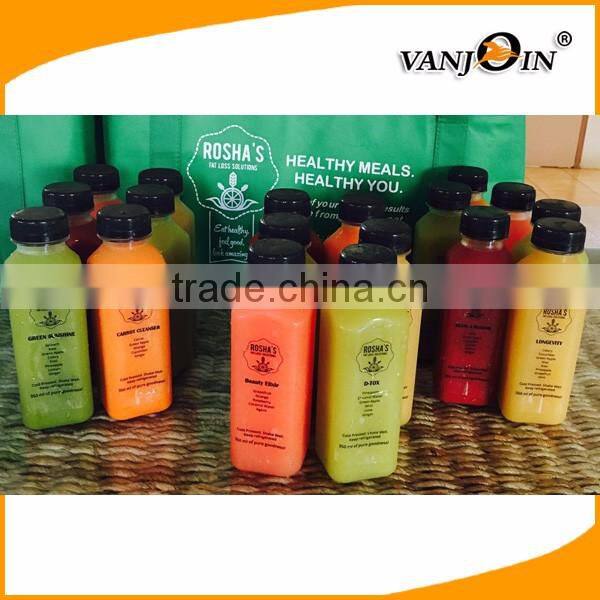 Plastic Energy Drink Beverage Bottles with Ratchet cap