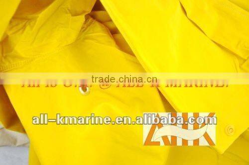 Colored Rain Suits with Hood Yellow