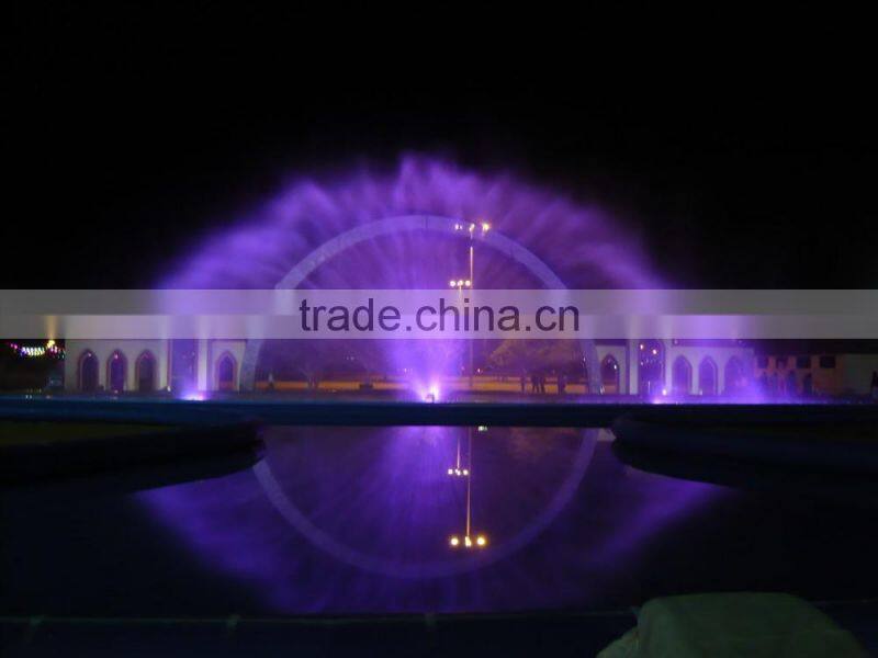 Water Curtain Movie With Laser Fountain