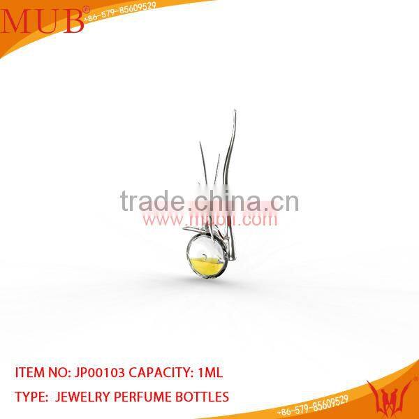 New 2014 Beautiful Fashion Glass Jewelry Perfume Necklace Bottle