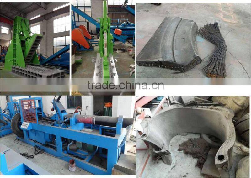automatic tyre recycle machine