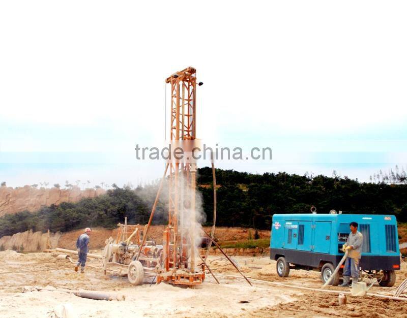 120m depth small truck mounted water well drilling equipment