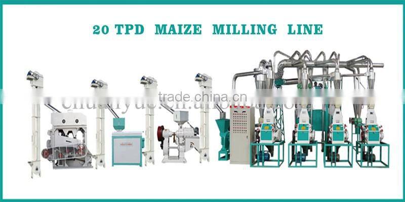 20TPD maize milling machinery price / maize meal production plant