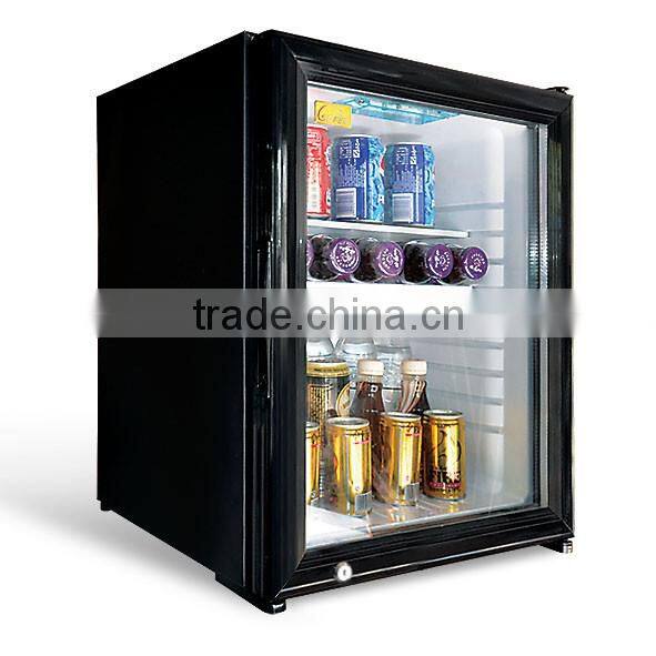 GRT - XC38 - 1 38L Hot Sale Glass Door Mini Refrigerator
