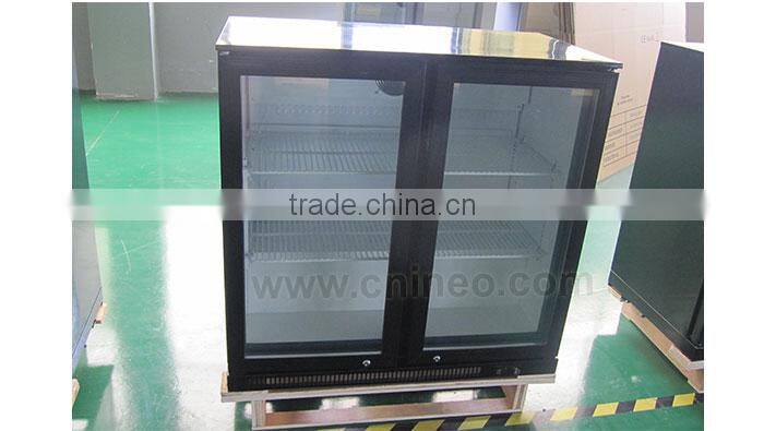 Glass Door Back Bar Wine Refrigerator/Conventional Freezer And Refrigerator/Commercial Display Refrigerator