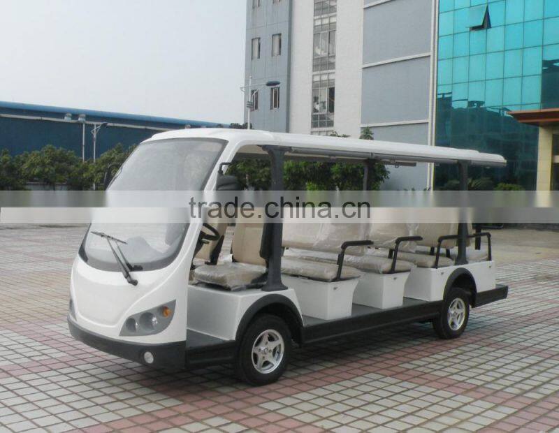 Popular elegant appearance battery operated tourist car electric mini bus