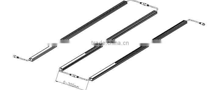 vanqled 30w led grow tube IP65 for indoor farm hydroponic with humidity,daisy-chain grow plant light