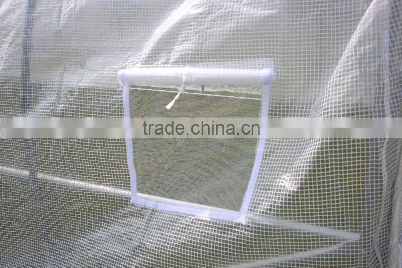 8x3x2M Polytunnel garden Greenhouse Fully Galvanized Steel Frame with door