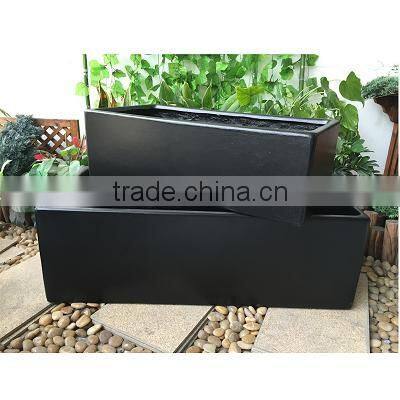 Light Weight Fiberstone Rectangular Pot for garden
