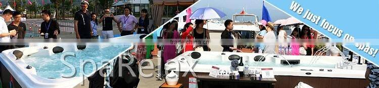 China fiberglass swim spa acrylic bathtubs(SRP650)