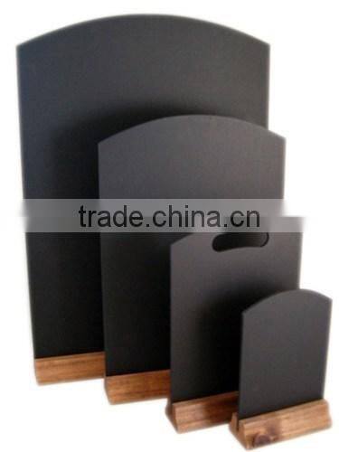 High Quality Wooden Blackboard Wooden Menu Board for Restaurant Coffee Shop Table Board for Chalk Outdoor Black Board