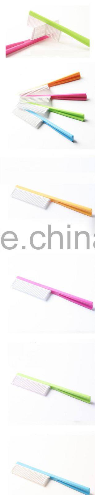 Plastic Double Color Hair Brush Advanced Teasing Comb