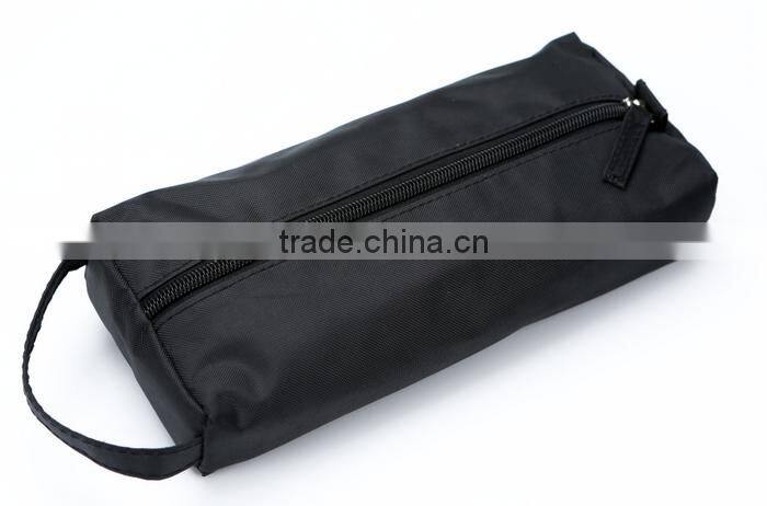 Store More Fashionable Black Handy Cosmetic Pouch Clutch Makeup Bag