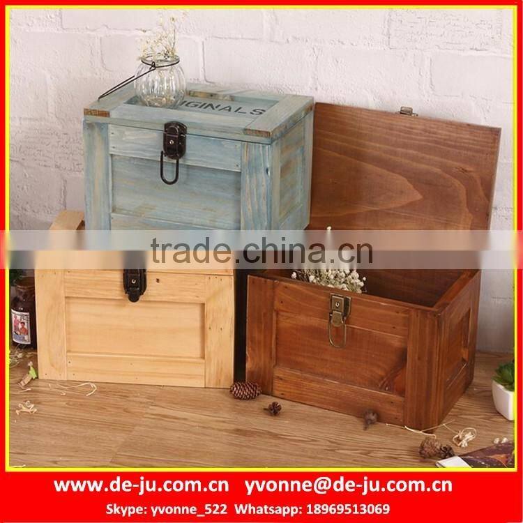 Customized Printing Unfinished Small Wooden Drawers