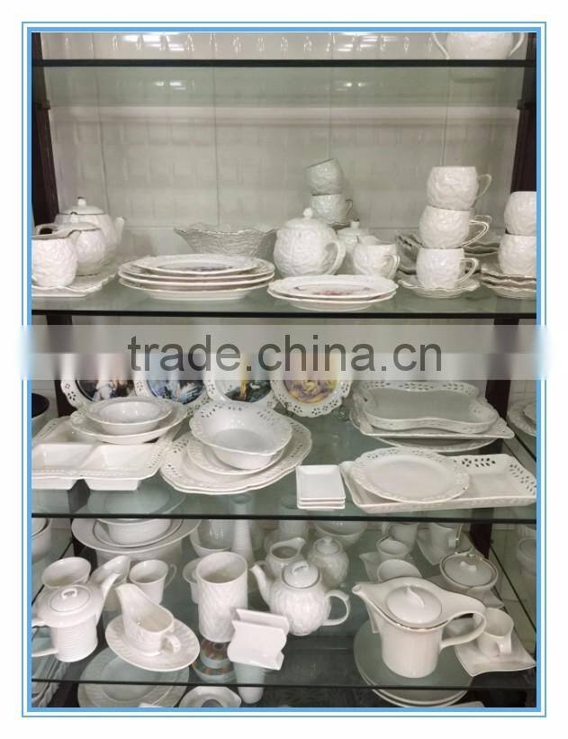 ceramic teapot set High qualiy hotel ceramic kitchenware,cheap ceramic teapot