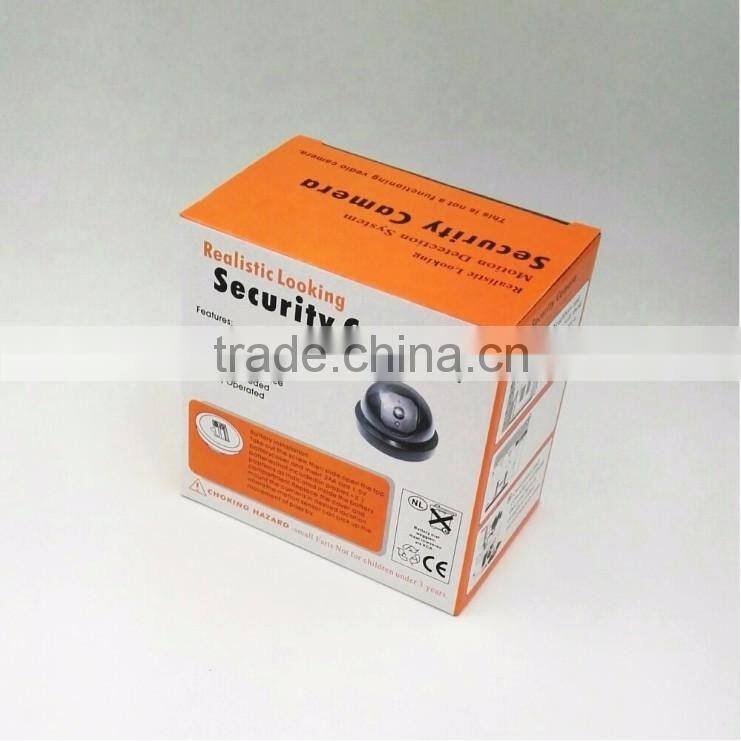 Cheap Wholesale Dummy Fake Realistic Looking Motion Sensor Detection System Securuty Camera With LED Flashing Red Light