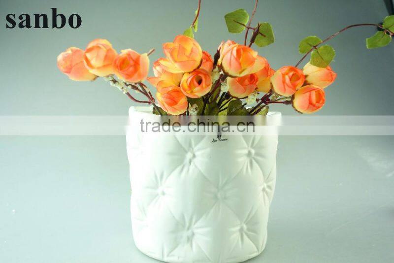 Hot Sale Personalized Wholesale Can Shape New Designed Ceramic Flower Vase and Flower Pot