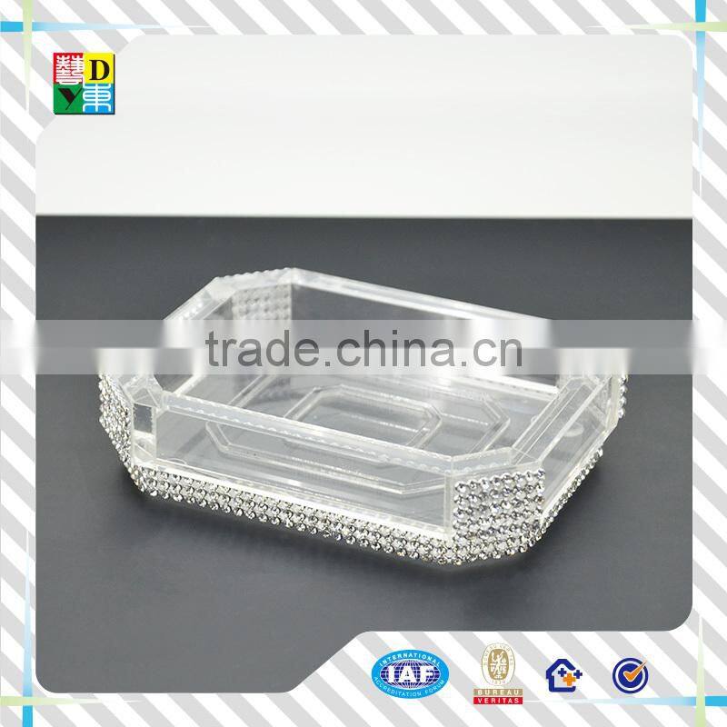 High quality clear acrylic bathroom set from China /custom design acrylic bathroom set for hotel equipment in wholesaler price