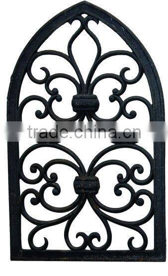 wrought iron garden fence