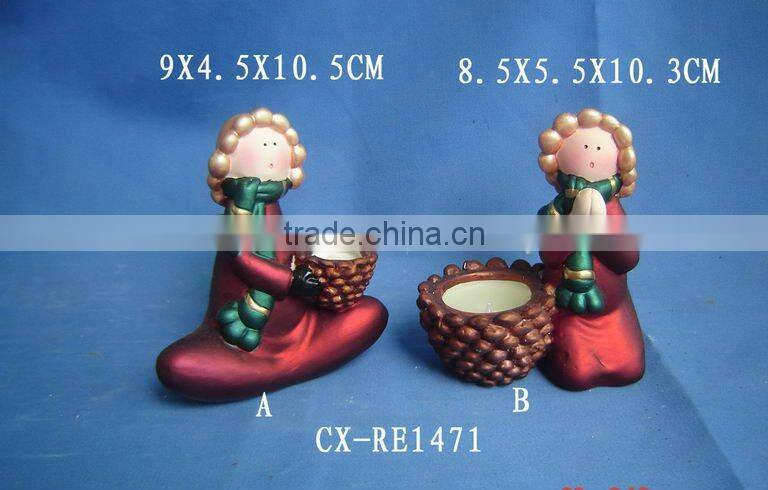 polyresin snowman figurine polyresin angel figurine; resin deer statue; resin elf figurines