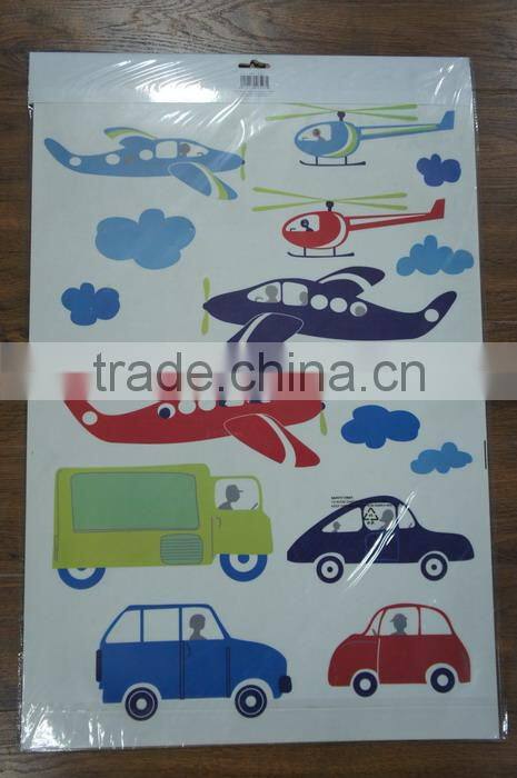 Cars PVC Removable Cartoon Baby Wall Stickers
